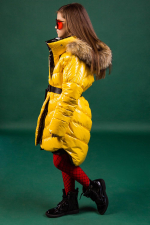 Пальто для девочки GnK ЗС-877 превью фото